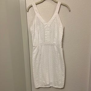Pure White Eyelet Dress